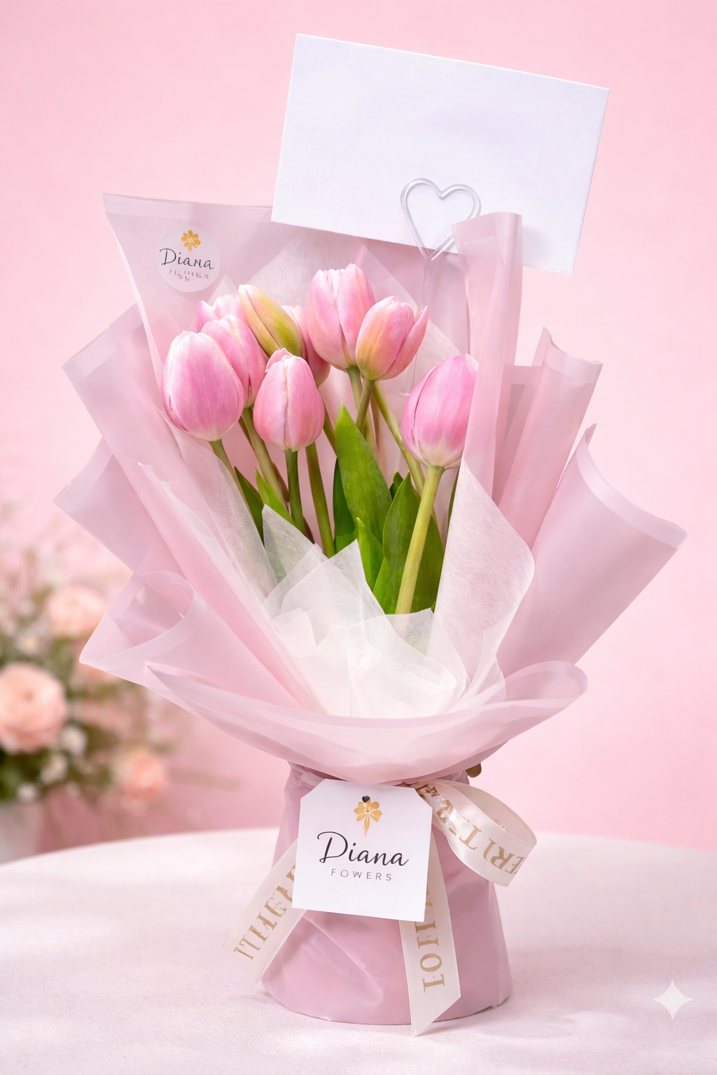 Ramo Tulipanes Rosé