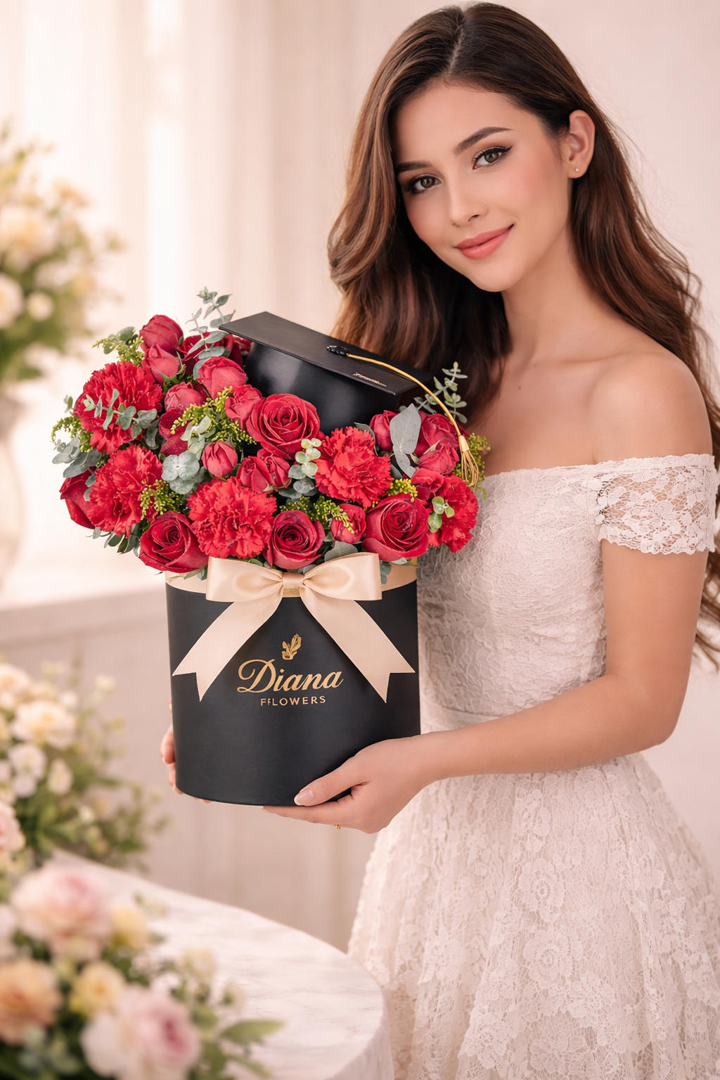 Pasión Elegante – Box de Rosas Premium