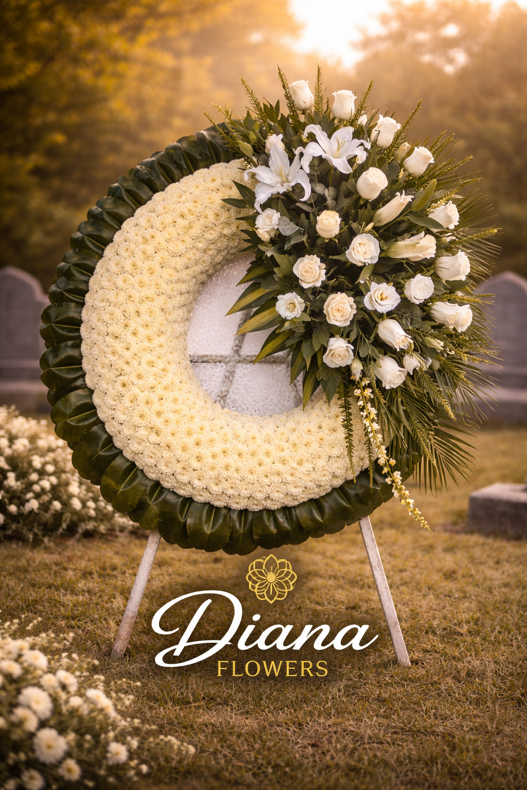 🌼 Arreglo Floral Blanco – Serenidad y Luz