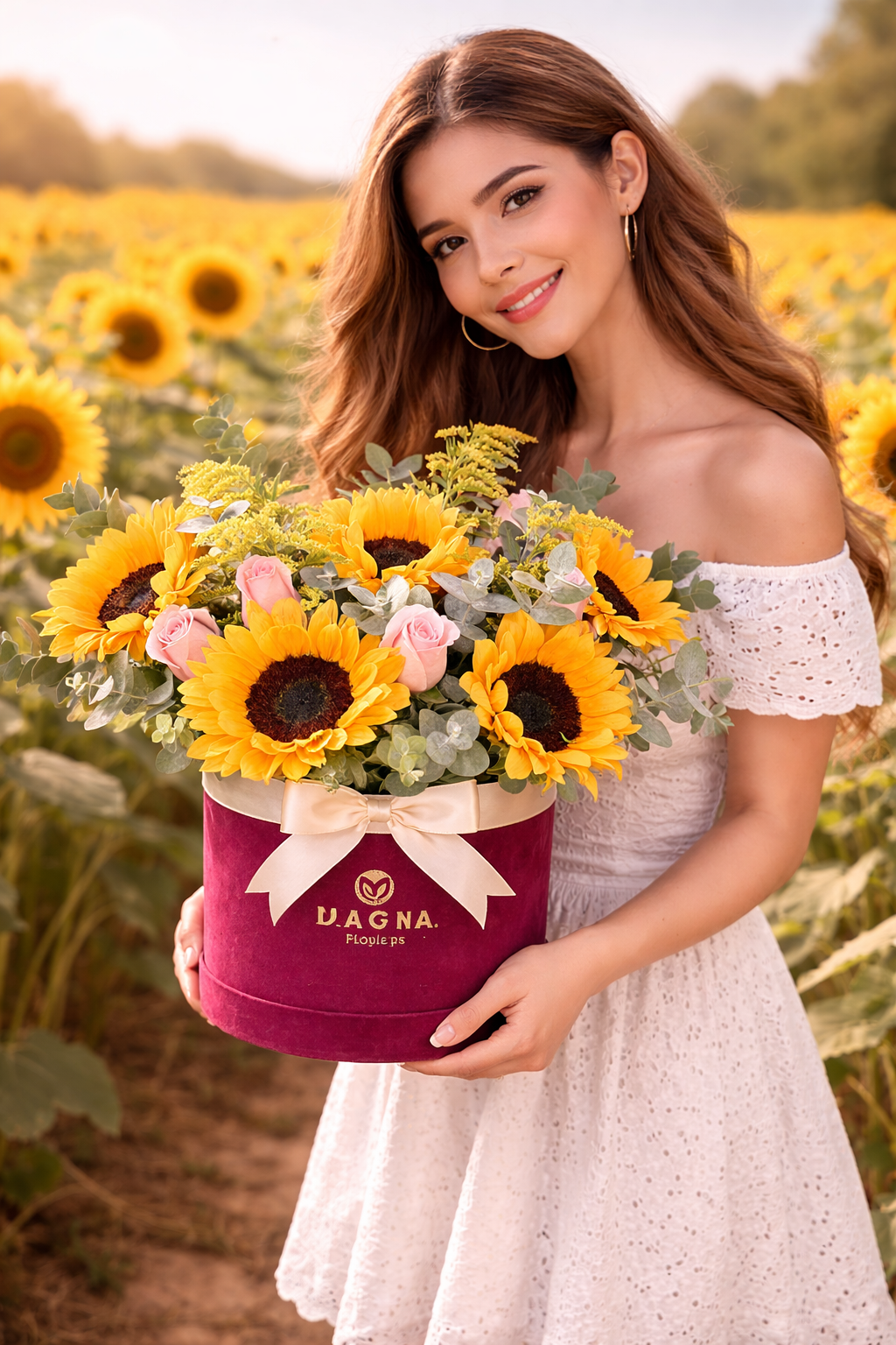 Sol de Amor – Ramo de Girasoles Premium