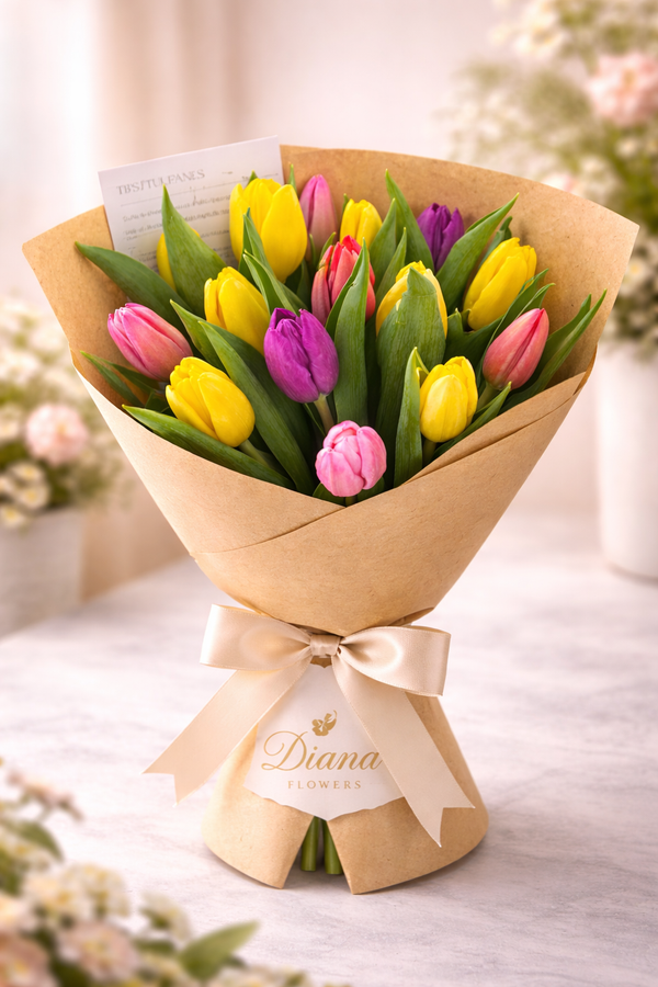 Ramo de Tulipanes Premium